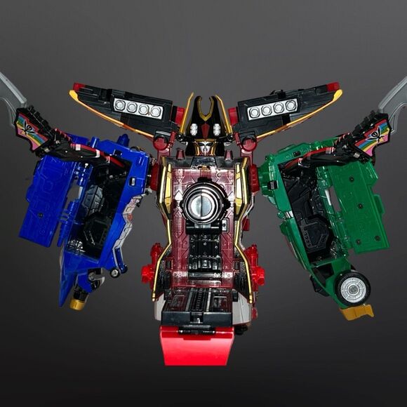 Bandai Power Ranger Kaizoku Sentai Gokaiger DX Gokai-oh Robot Plastic Toy Figure - Picture 6 of 6